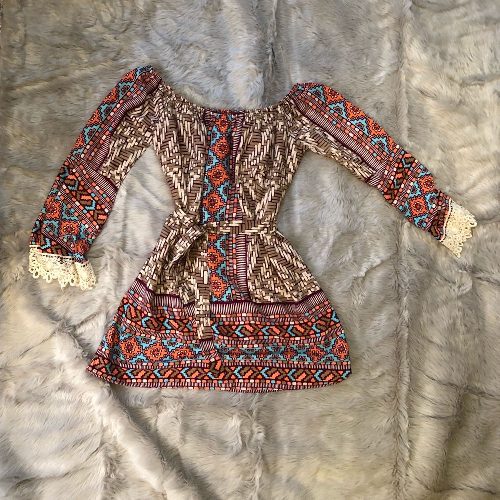 Pink Owl Apparel (boutique brand) printed dress